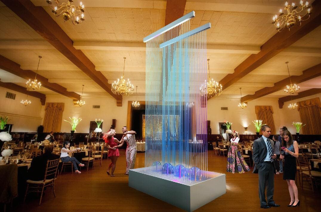 Hampton 001 — intimate bespoke water feature